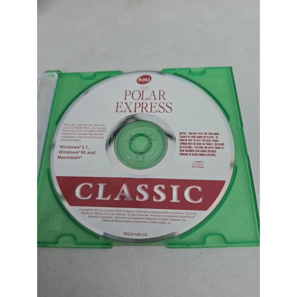 THE POLAR EXPRESS- CD ROM For Windows 95 Windows 3.1 & Macintosh